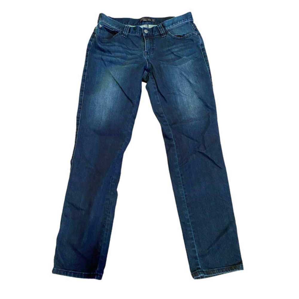 Prana Womens Honour Mid-Rise Relaxed Fit‎ Straight Boyfriend Dark Jeans …
